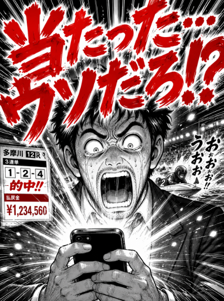 当たった…ウソだろ！？